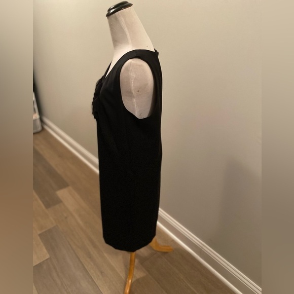 J Crew Black Dress with Embellished Neckline - Picture 5 of 6